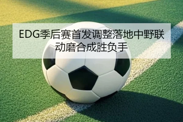 EDG季后赛首发调整落地中野联动磨合成胜负手